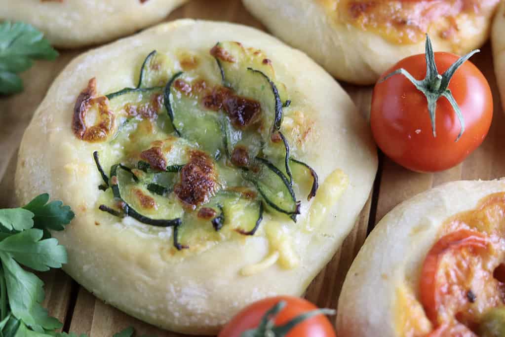 zucchini mini pizzetta